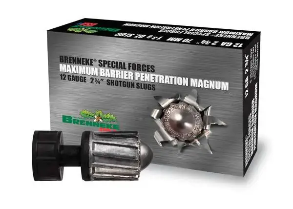 Brenneke SL122MBPM Anti-Terror-Slug 12 Gauge 2.75 1 3/8 oz Slug Shot 5 Round Box