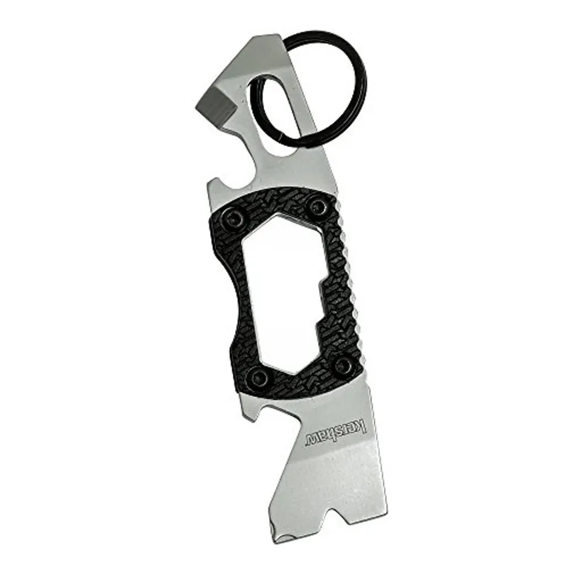 Kershaw 8810X PT-2 Multi Tool 3CR13 Steel Bead Blasted Drop Point w/Recurve FRN K Texture Black Fixed