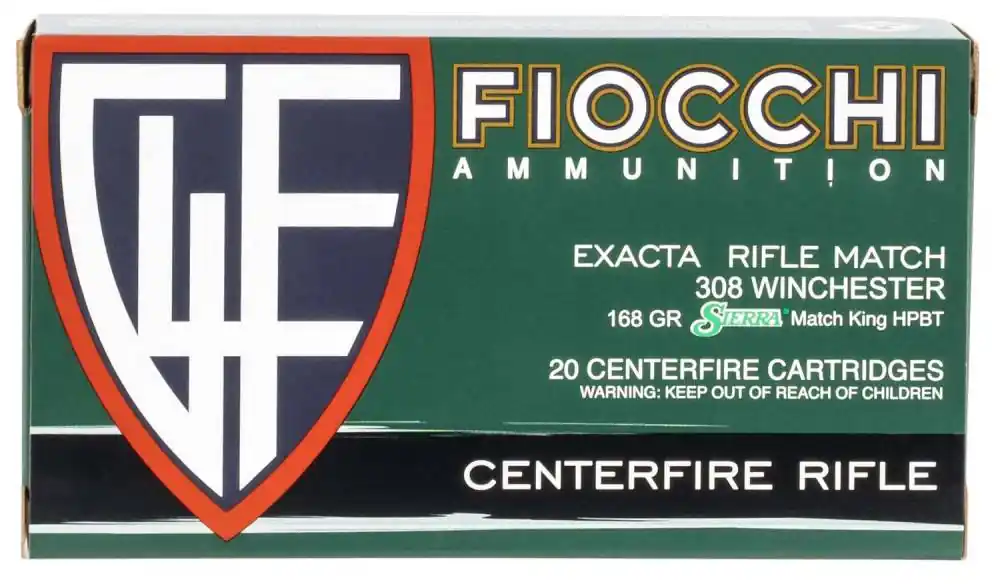 Fiocchi 3006GKB Extrema 30-06 Springfield 165 gr Sierra GameKing Hollow Point Boat Tail 20 Round Box