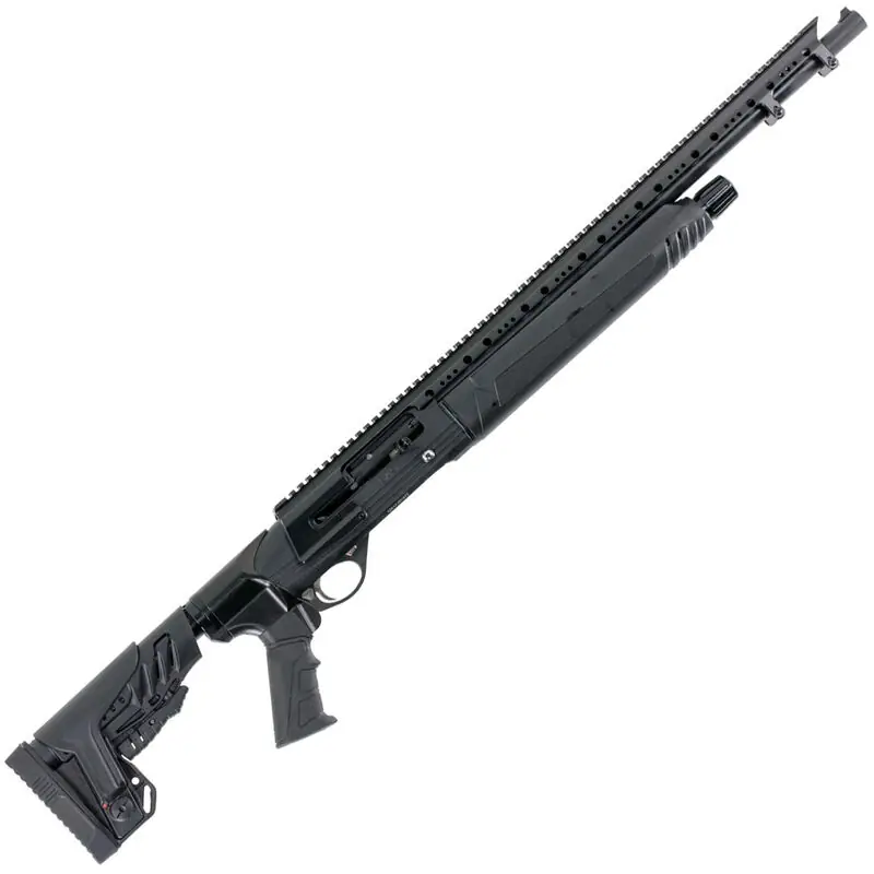 Hatfield USA12TT SAS 12 Gauge 3" 20" 4+1 Tungsten Gray Cerakote Black 5 Position Stock