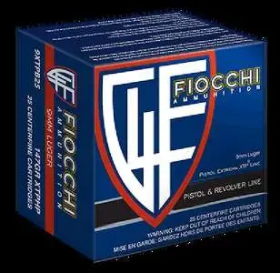 Fiocchi 9XTPB25 Extrema 9mm Luger 147 gr XTP Hollow Point 25 Round Box