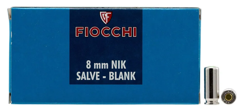 Fiocchi 8MMBLANK Pistol Blank 8mm 50 Bx/ 20 Cs