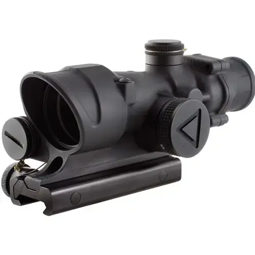 Trijicon 100394 ACOG 4x 32mm Obj 36.80 ft @ 100 yds FOV Matte Black Finish Illuminated Red Horseshoe Dot 223