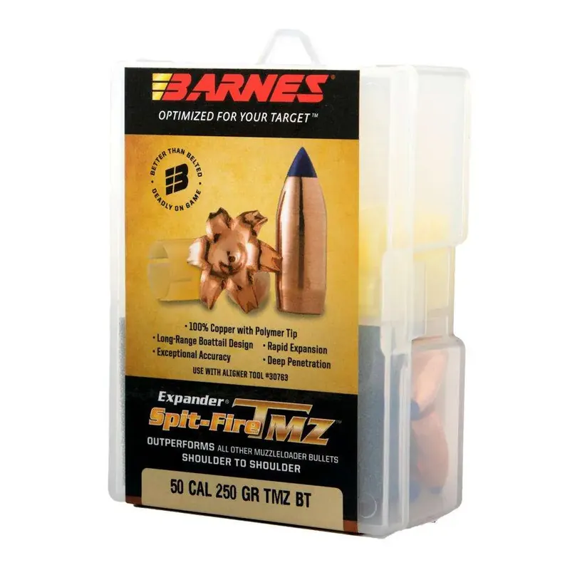 Barnes Bullets 30598 Spit-Fire TMZ 50 Cal 250 GR 24
