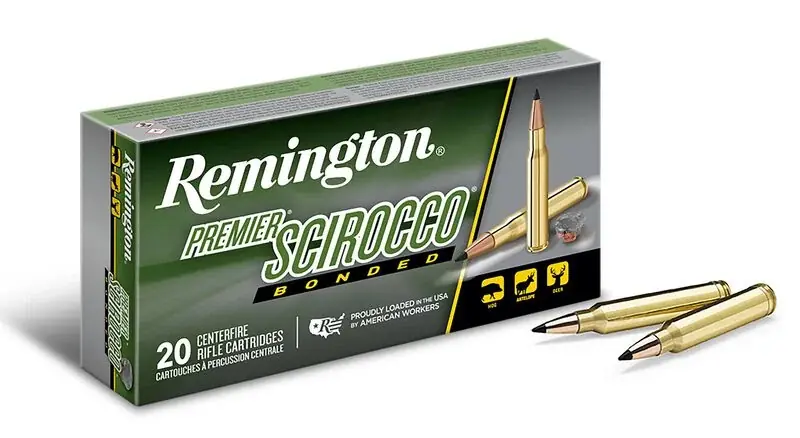Remington Ammunition PRSC7UM1 Premier Scirocco Bonded 7mm RUM 150 gr Swift Scirocco Bonded (SSB) 20 Round Box