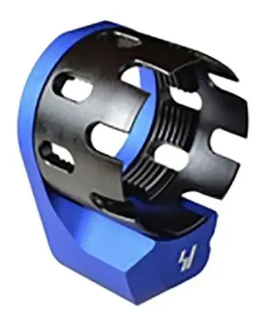 Strike ARECN&EEPBLU AR Castle Nut and Extended End Plate Steel