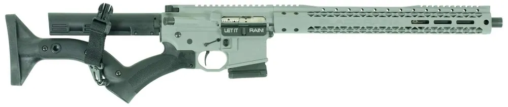 Black Rain BROSCOUTSGN Recon Scout *NY Compliant 5.56x45mm NATO 16" 10+1 Cold War Gray Black Thordsen Stock