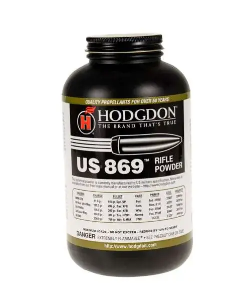 Hodgdon 8691 Spherical US 869 Rifle Powder 1 lb