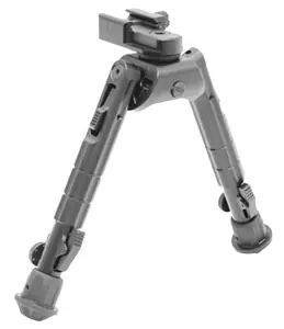 UTG TL-BP01 Heavy Duty Recon Bipod Gray Metal 6.6-9.12"