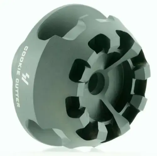 Strike CCCOMP308 Cookie Cutter Comp 308 Win,7.62x51mm NATO 5/8"-24 tpi 1.57" Black Parkerized Steel