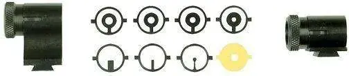 Lyman 3171076 17A Target Sights Front Lyman Muzzleloader Black