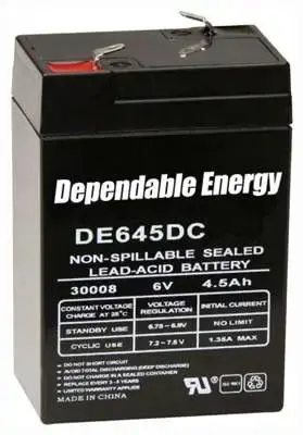 American Hunter DE30052 HR Rechargeable Battery 6V 4.5 mAh