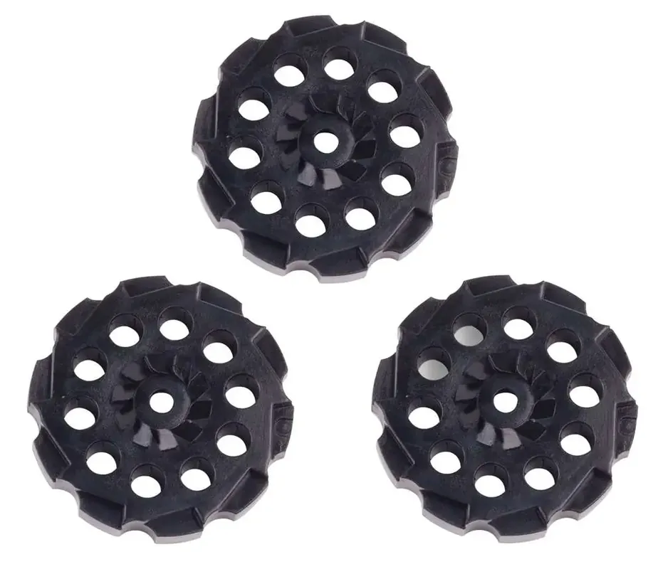 Crosman 407T Vigilante .177 Pellet 357 Pistol 10rd Black Rotary 3 Per Pack