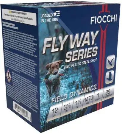 Fiocchi 1235ST Speed Steel 12 Gauge 3.5 1 3/8 oz 1 Shot 25 Round Box