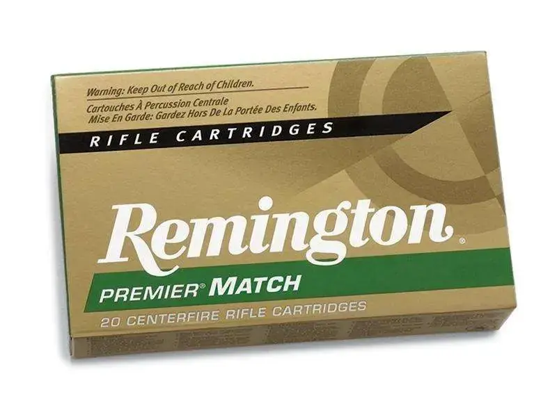 Remington Ammunition RM65CR Premier Match 6.5 Creedmoor 140 gr Open Tip Match Boat Tail 20 Round Box