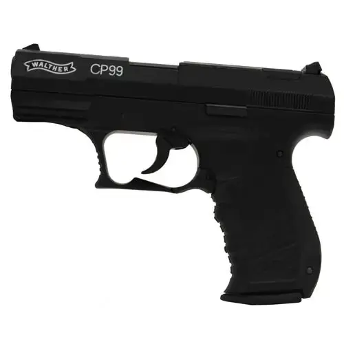 Walther Air Pistol 2252201 Walther CP99 CO2 177 Pellet 8rd Black Frame Black Polymer Grip