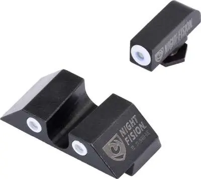 Night Fision GLK00107WGWG Night Sight Set Square Front/U-Notch Rear Glock 17/17L/19/22-28/31-35/37-39 Tritium Green Tritium w/White Outline Tritium Green Tritium w/White Outline Black