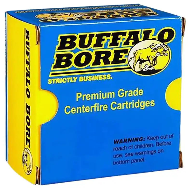 Buffalo Bore Ammunition 13B/20 Heavy 480 Ruger 370 gr Lead Flat Nose (LFN) 20 Round Box