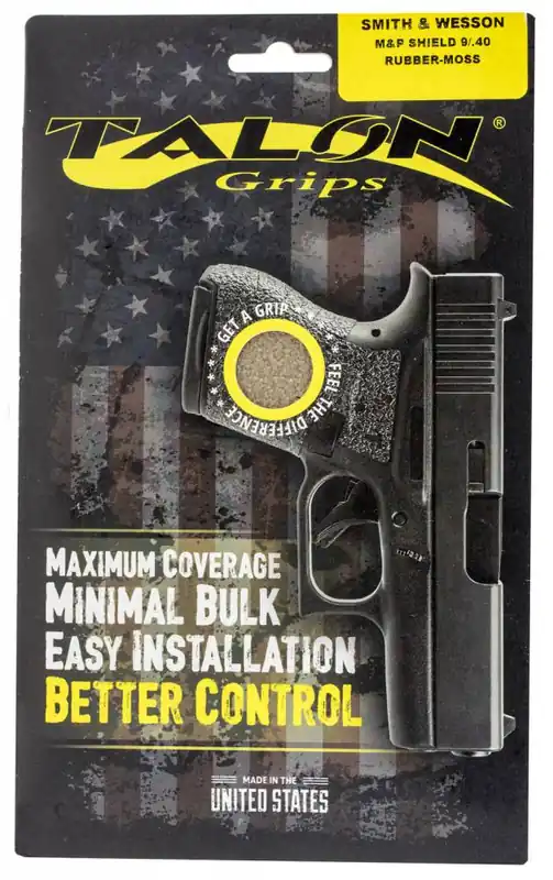 Talon Grips 705M Adhesive Grip S&W Shield Textured Moss Rubber