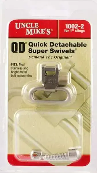 Uncle Mikes 10022 Quick Detach 1" Nickel