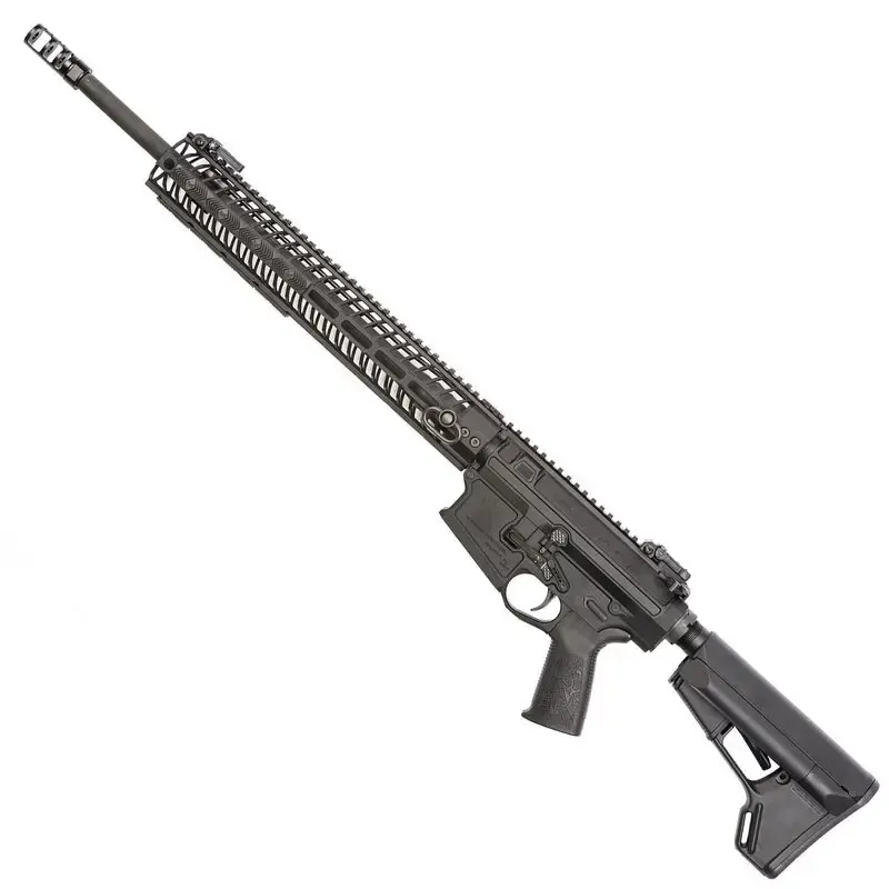 Spikes STRX015M5D Roadhouse 308 Win,7.62x51mm NATO 20" No Magazine Black Hard Coat Anodized Adjustable Magpul ACS Stock MLOK