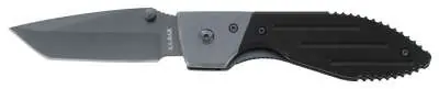 Ka-Bar 3074 Warthog 3" Tanto Plain 420 Stainless Steel G10 Black Handle Folding