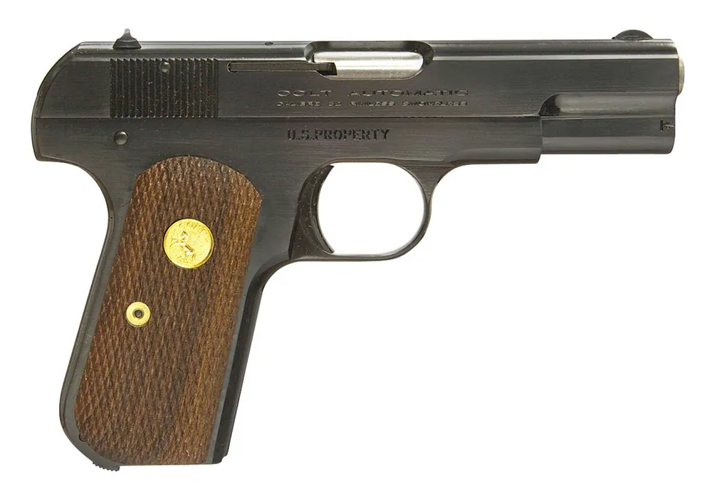 Colt by US Armament 1903RB 1903 Hammerless 32 ACP 3.75" 8+1 Royal Blue Walnut Grip