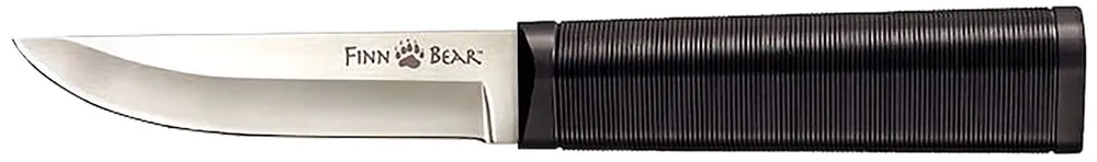 Cold Steel 20PC Finn Bear 4" Straightback Plain 4116 Stainless Steel Polypropylene Black Handle Fixed