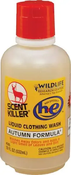 Wildlife Research 585 Scent Killer Clothing Wash Odor Eliminator Odorless 18 oz