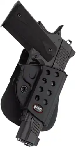 Fobus R1911BH Evolution Belt 1911 Style w/Rails Plastic Black
