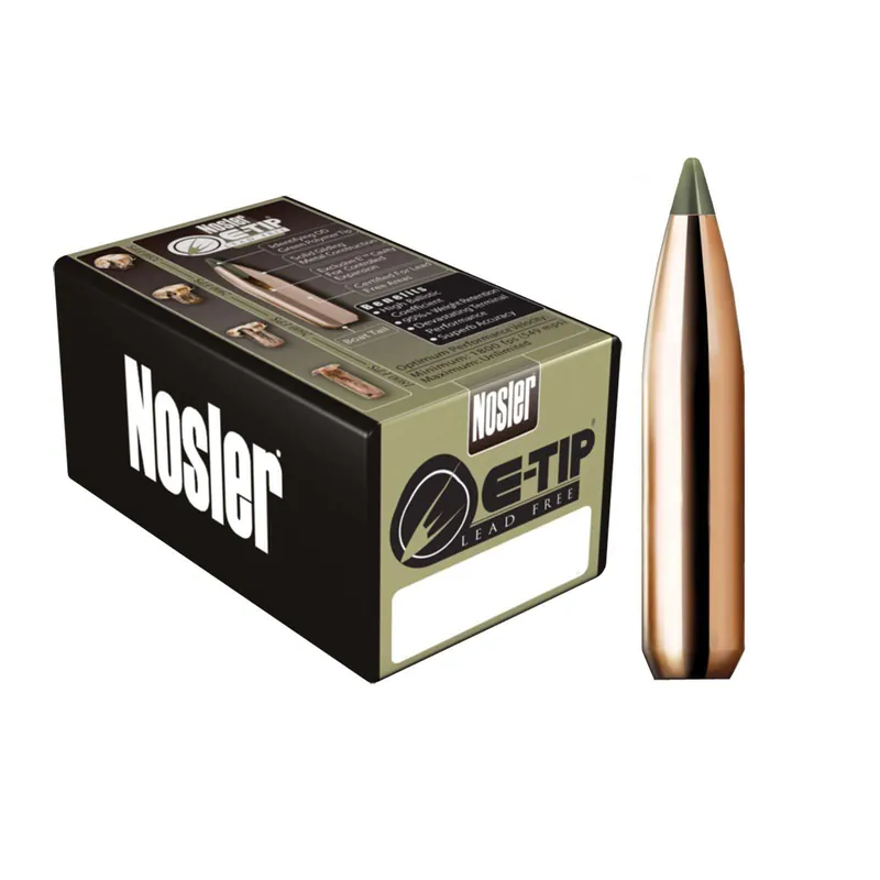 Nosler 59765 E-Tip 6.5mm .264 120 GR Spitzer 50 Per Box