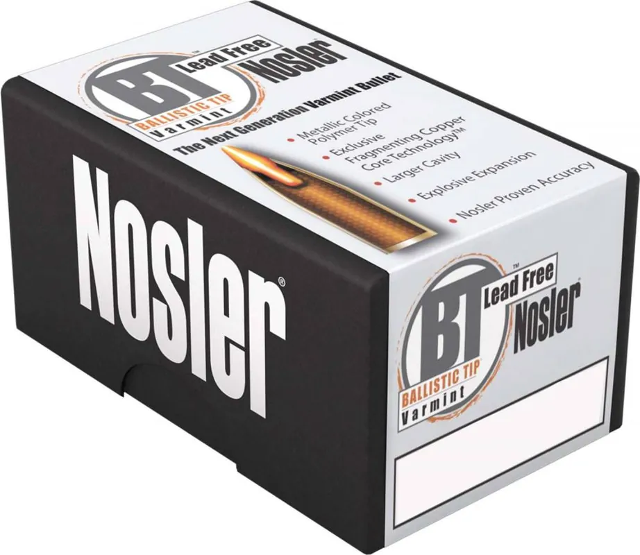 Nosler 60003 Trophy Grade Varmint 22-250 Rem 55 gr Ballistic Tip Lead-Free 20 Round Box