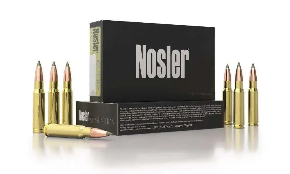 Nosler 40140 E-Tip 22 Nosler 55 gr E-Tip Lead-Free 20 Round Box