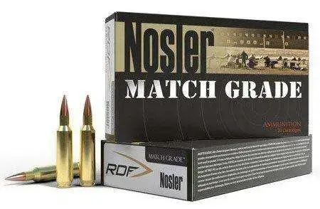 Nosler 60158 Match Grade RDF 300 Win Mag 210 gr Hollow Point Boat Tail (HPBT) 20 Round Box