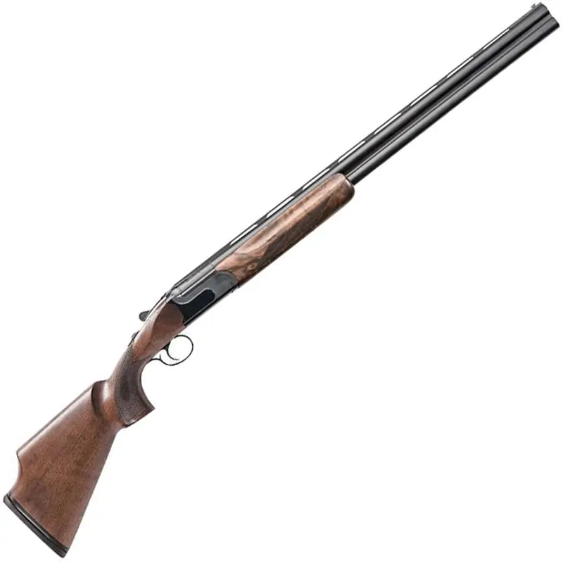 Charles Daly Chiappa 930126 214E Compact 12 Gauge 28" 2 3" Blued Fixed Checkered Stock Oil Walnut Right Hand