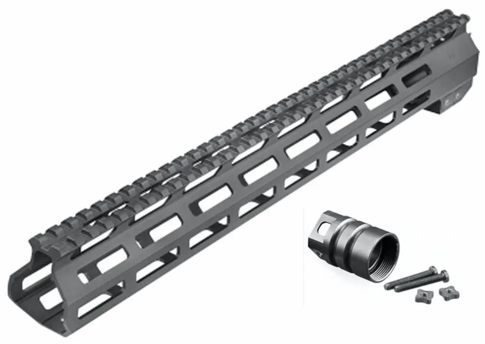 Aim Sports MTM13H308 AR M-Lok Handguard Rifle 6061-T6 Aluminum Black Hard Coat Anodized High 13.5"