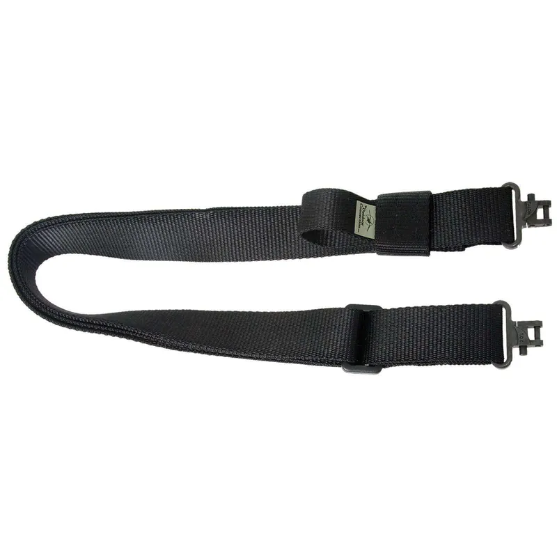 Outdoor Connection TP13DS Original Super-Sling 2+ with Talon QD Swivels 1.25" W x 28"-37" L Adjustable Black Nylon Webbing for Rifle/Shotgun