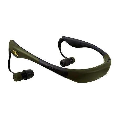 Pro Ears PEEBGRN Pro Ears Stealth 28 dB Behind The Head Black Ear Buds w/Green Band