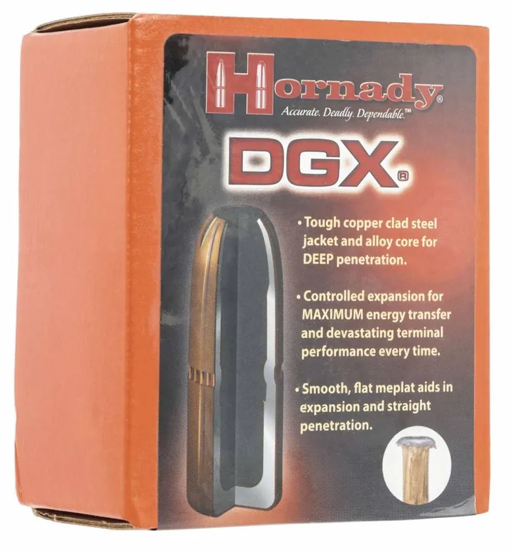 Hornady 4747 DGX Bonded 470 Cal .474 500 gr DGX Bonded 50 Per Box