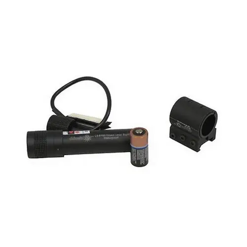 Aimshot KT81067 Classic Laser Green Laser 5mW Rifle 532 nm Wavelength Black Matte Anodized