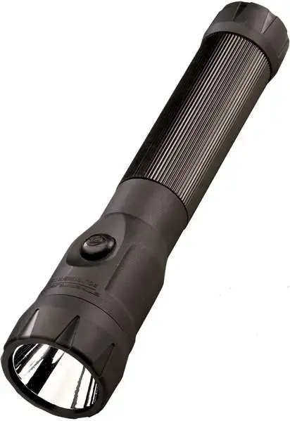 Streamlight 76113 PolyStinger 485/240/122 Lumens LED Polymer Black 3 Cell Sub-C NiMH 3.6V with 120V AC/12V DC Smart Charger