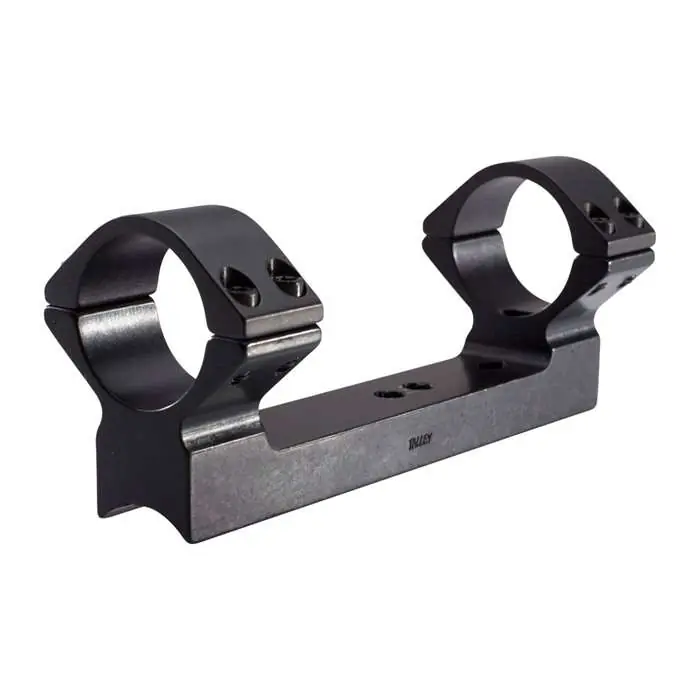 Talley 950724 Ring/Base Combo High Rings and Base 1 Piece Set Combo 1" Style Black Matte Finish