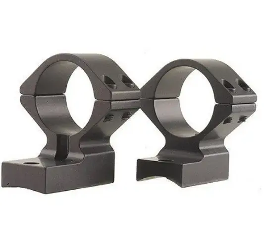 Talley 950706 Rings and Base Set For Weatherby Lightweight 1" High Black Matte Finish
