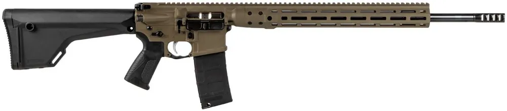 LWRC VALKDIRCK20 LWRCI Direct Impingement 224 Valkyrie 20.10" 30+1 Flat Dark Earth Anodized Black Magpul Fixed MOE Stock Black Polymer Grip