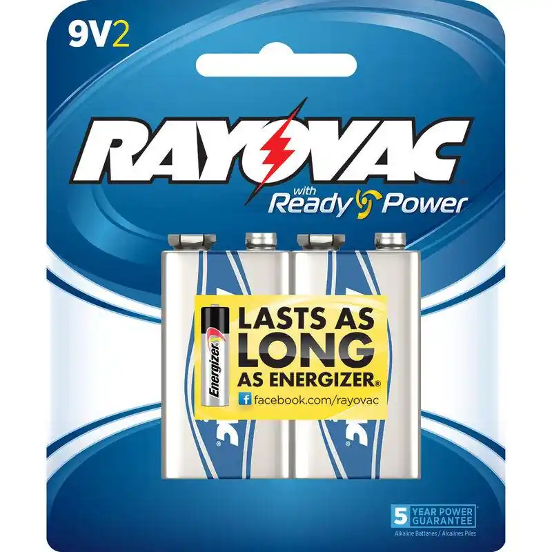 Rayovac A16042J 9V Alkaline 9V 9V 9V Alkaline Stick 2