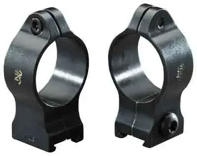 Browning 12365 Rimfire Scope Ring Set Requires Browning-Style 2-Piece Base 1" Standard Blued Matte