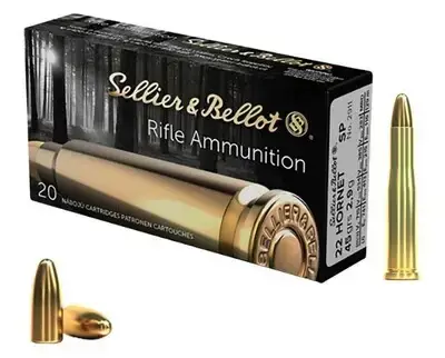 Sellier & Bellot SB30A Rifle 30 Carbine 110 gr Full Metal Jacket (FMJ) 50 Round Box