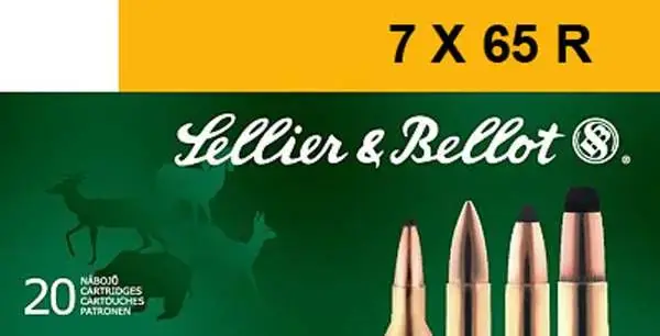 Sellier & Bellot SB765RA Rifle 7x65mmR 173 gr Soft Point Cut-Through Edge (SPCE) 20 Round Box