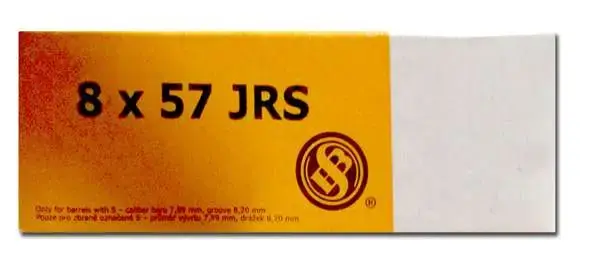 Sellier & Bellot SB857JRSB Rifle 8x57mm JRS 196 gr Hollow Point Capped (HPC) 20 Round Box