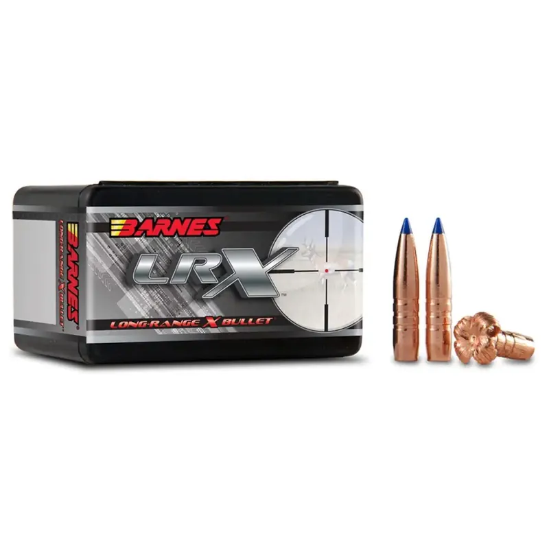 Barnes Bullets 30434 Tipped TSX 338 Lapua Mag .338 265 GR LRX Boat Tail 50 Per Box